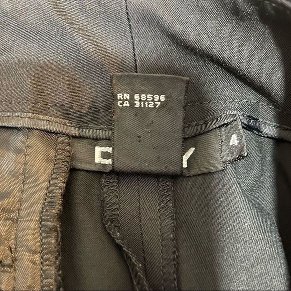 DKNY Womens Black Flare Leg Pants Size 4 - Picture 9 of 13